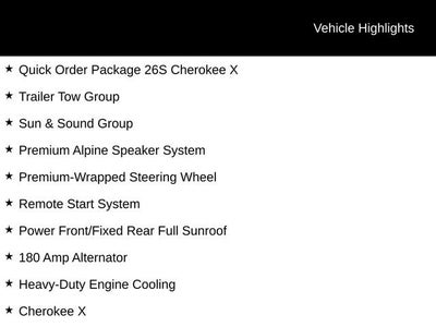 2022 Jeep Cherokee X 4x4