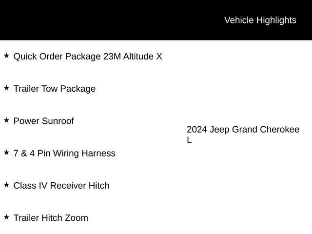 2024 Jeep Grand Cherokee L Altitude X 4x4