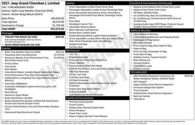 2021 Jeep Grand Cherokee L Limited 4x4