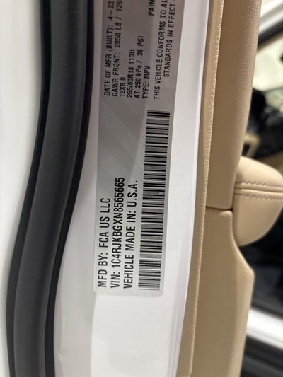 2022 Jeep Grand Cherokee L Limited 4x4