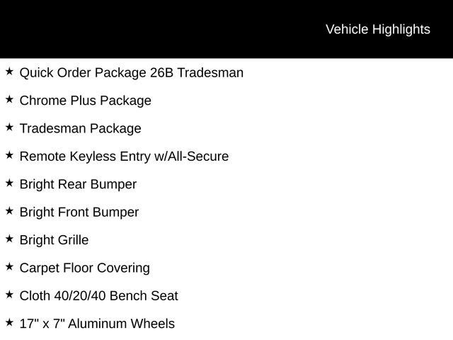 2021 RAM 1500 Classic Tradesman