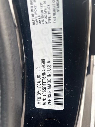 2022 RAM 1500 Big Horn Crew Cab 4x4 5'7" Box