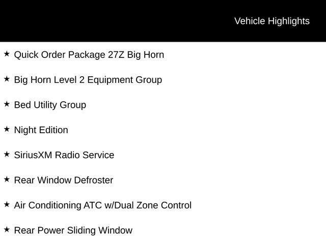 2021 RAM 1500 Big Horn Crew Cab 4x4 5'7" Box