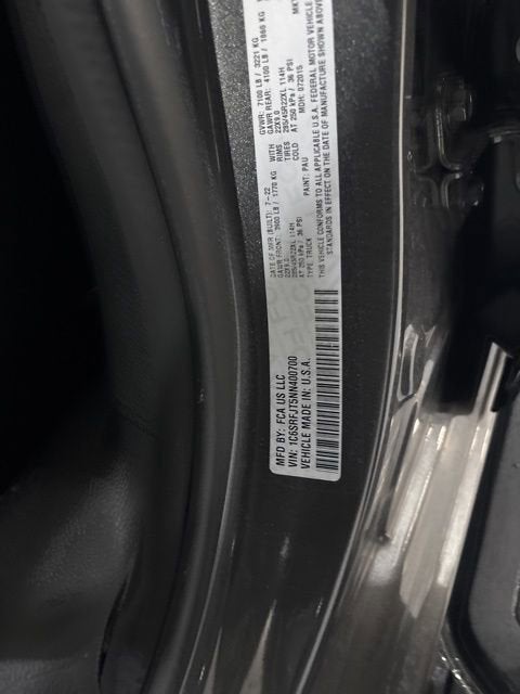 2022 RAM 1500 Laramie Crew Cab 4x4 5'7" Box