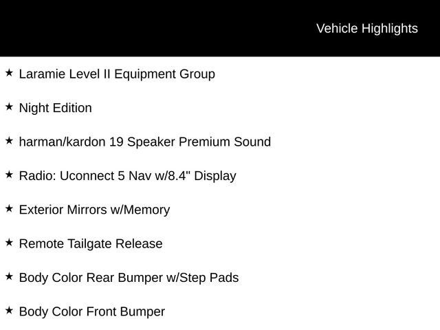 2022 RAM 1500 Laramie Crew Cab 4x4 5'7" Box