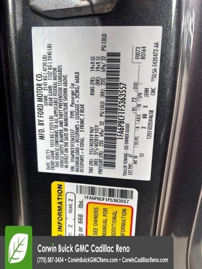 2015 Ford Mustang GT Premium