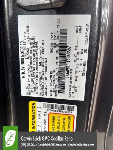 2015 Ford Mustang GT Premium