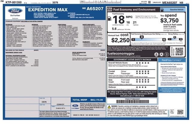 2021 Ford Expedition King Ranch MAX