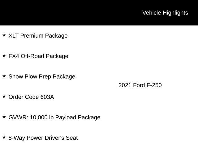 2021 Ford F-250 XLT