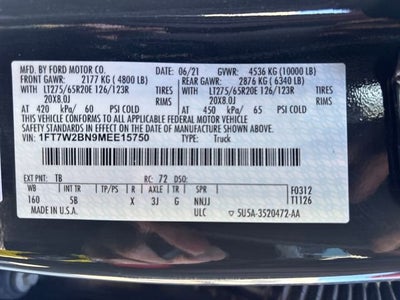 2021 Ford F-250 LARIAT