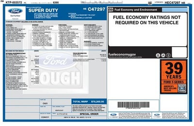 2017 Ford Super Duty F-350 SRW Platinum