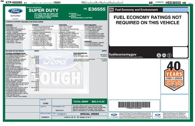 2017 Ford Super Duty F-350 DRW Lariat