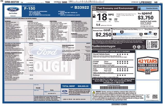2020 Ford F-150 King Ranch