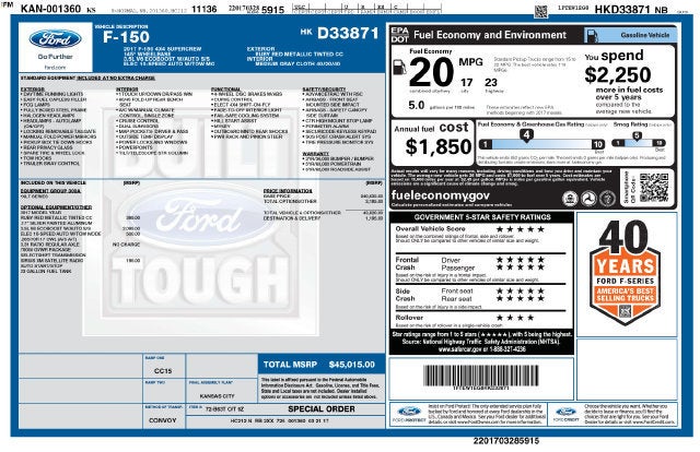 2017 Ford F-150 XLT