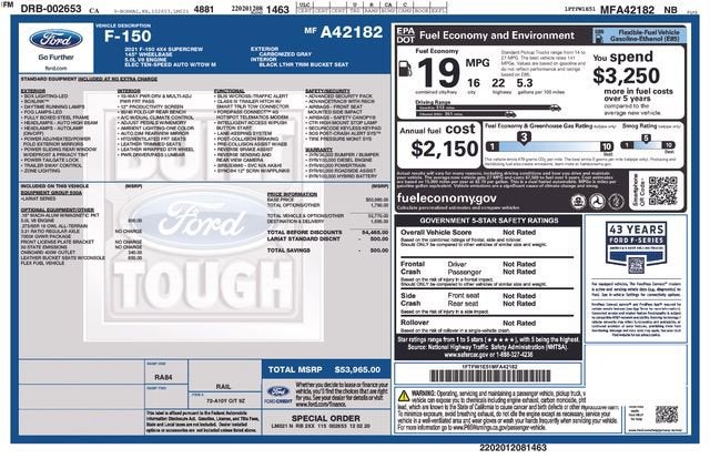 2021 Ford F-150 LARIAT