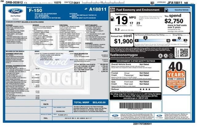 2018 Ford F-150 XLT