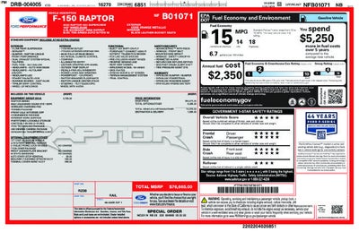 2022 Ford F-150 Raptor