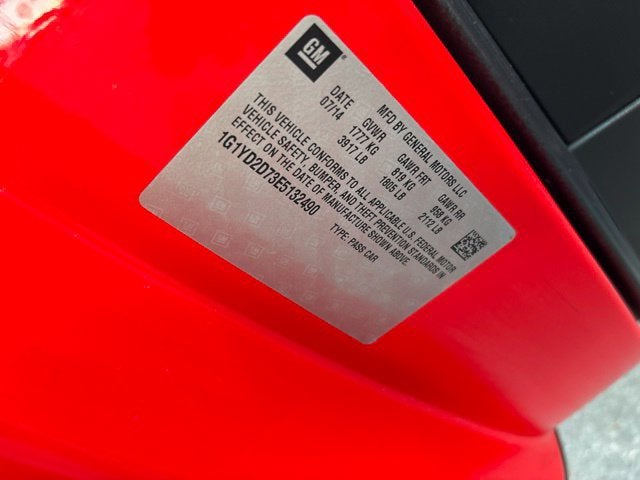2014 Chevrolet Corvette Stingray 2LT