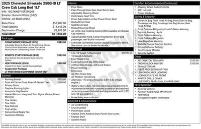 2025 Chevrolet Silverado 2500 HD LT