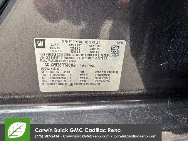 2015 Chevrolet Silverado 2500 HD LTZ