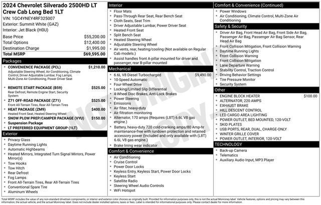 2024 Chevrolet Silverado 2500 HD LT