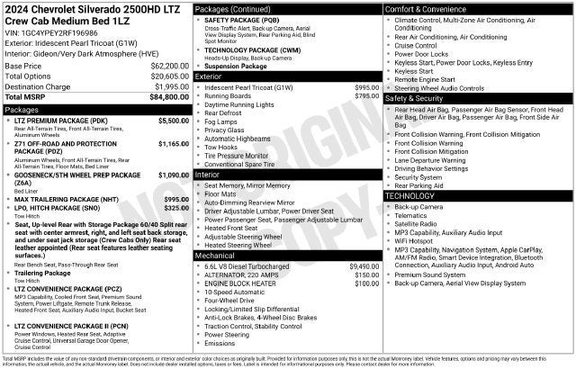 2024 Chevrolet Silverado 2500 HD LTZ