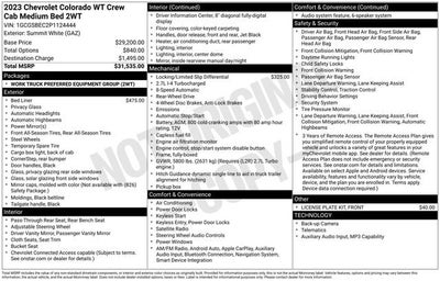 2023 Chevrolet Colorado WT