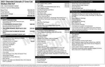 2021 Chevrolet Colorado 4WD LT