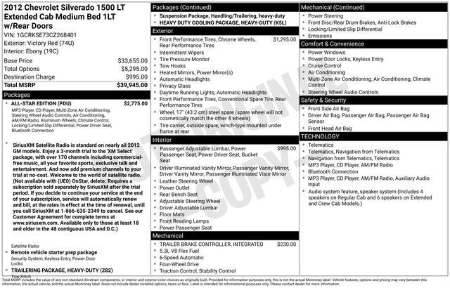 2012 Chevrolet Silverado 1500 LT