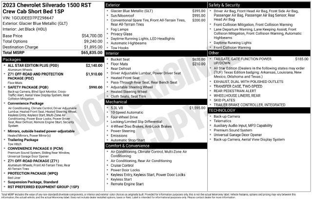 2023 Chevrolet Silverado 1500 RST