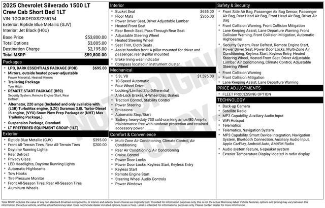 2025 Chevrolet Silverado 1500 LT