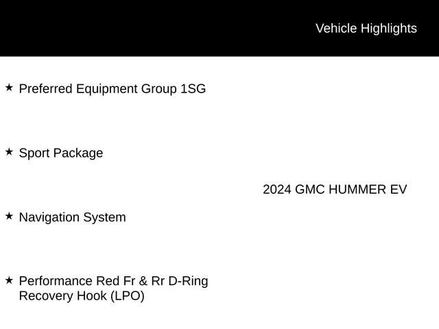 2024 GMC HUMMER EV SUV 3X