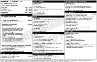 2023 GMC Acadia SLT