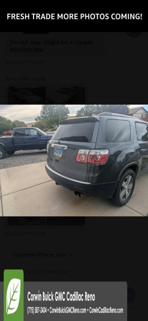 2011 GMC Acadia SLT1