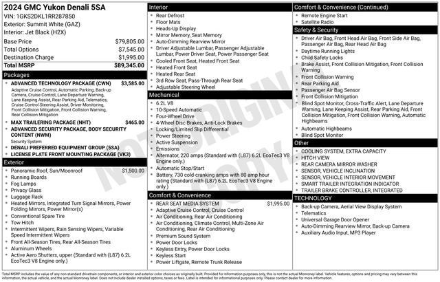 2024 GMC Yukon Denali