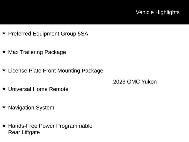 2023 GMC Yukon Denali