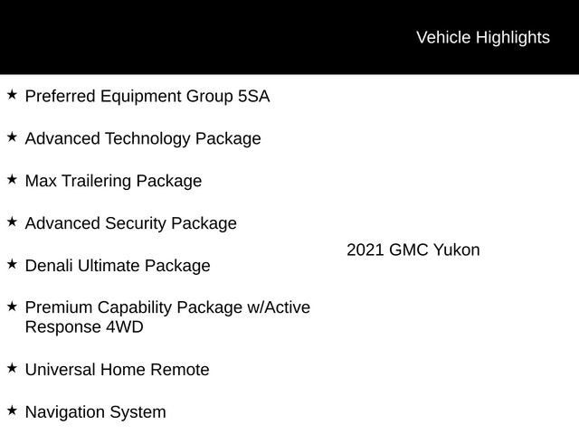 2021 GMC Yukon Denali