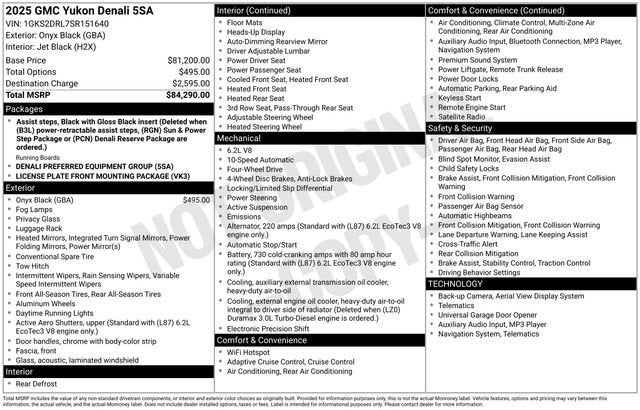 2025 GMC Yukon Denali