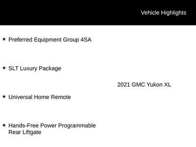 2021 GMC Yukon XL SLT