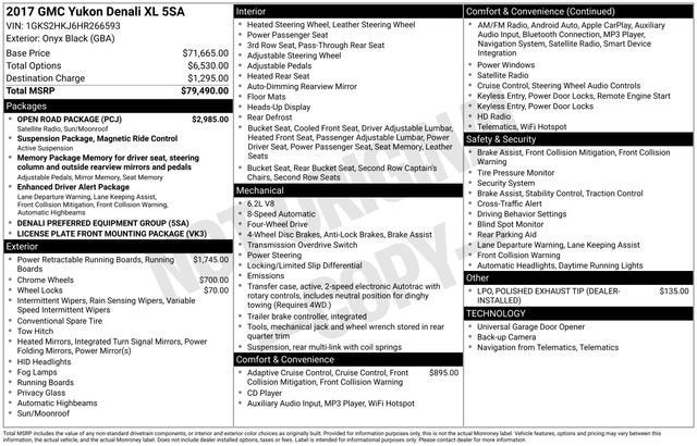 2017 GMC Yukon XL Denali