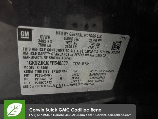 2015 GMC Yukon XL Denali