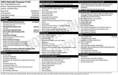 2024 Chevrolet Traverse LT