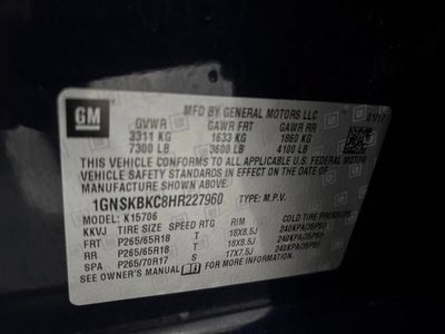 2017 Chevrolet Tahoe LT