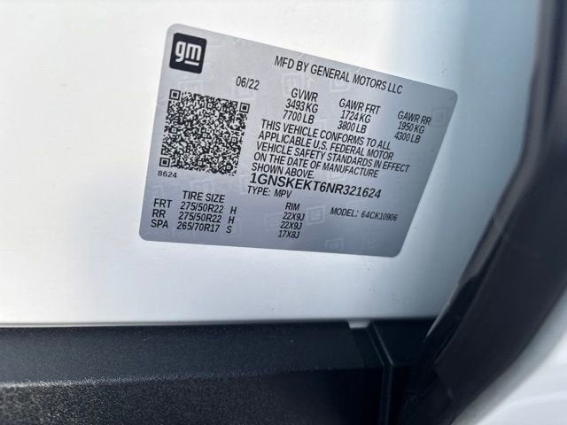 2022 Chevrolet Suburban RST