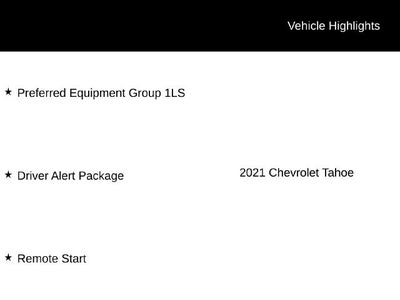 2021 Chevrolet Tahoe LS