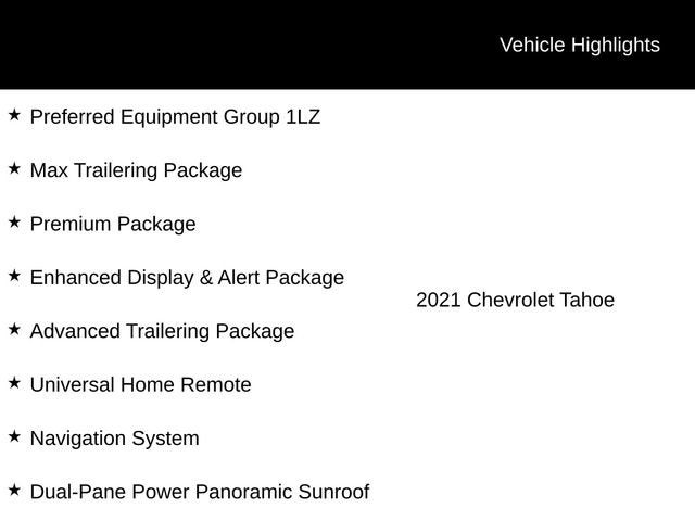 2021 Chevrolet Tahoe Premier