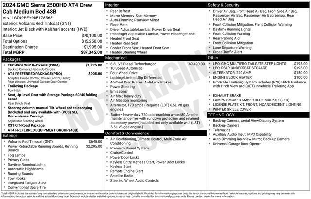 2024 GMC Sierra 2500 HD AT4