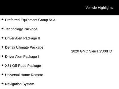 2020 GMC Sierra 2500 HD Denali