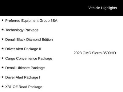 2023 GMC Sierra 3500 HD Denali