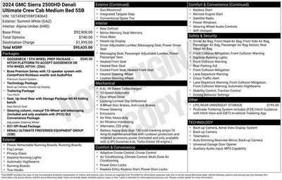 2024 GMC Sierra 2500 HD Denali Ultimate